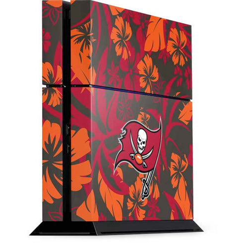 NFL Tampa Bay Buccaneers Tropical Print PS4 Console Skin