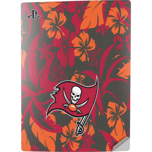 NFL Tampa Bay Buccaneers Tropical Print PS5 Digital Edition Console Skin