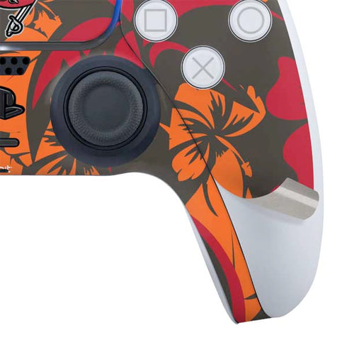 NFL Tampa Bay Buccaneers Tropical Print PS5 Slim Digital Edition Bundle Skin