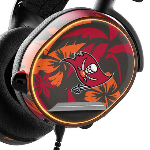 NFL Tampa Bay Buccaneers Tropical Print SteelSeries Arctis 3 Skin