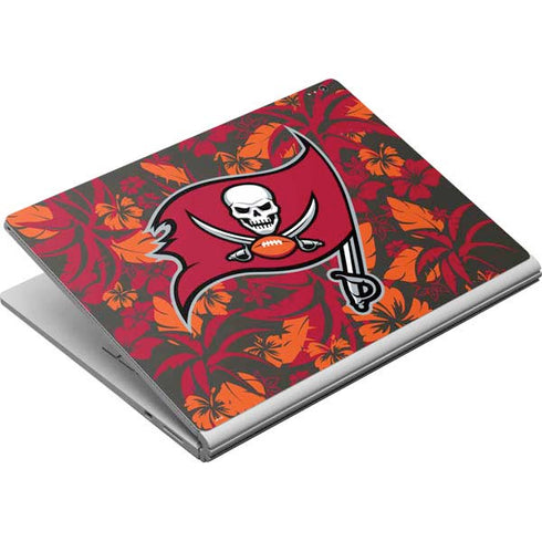 NFL Tampa Bay Buccaneers Tropical Print Surface Book Skin