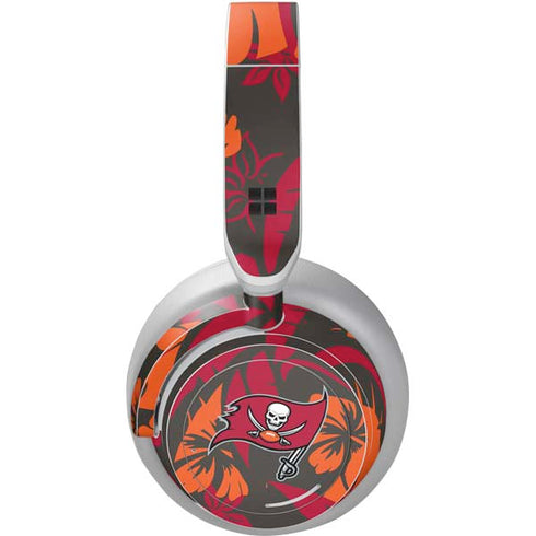 NFL Tampa Bay Buccaneers Tropical Print Surface Headphones Skin