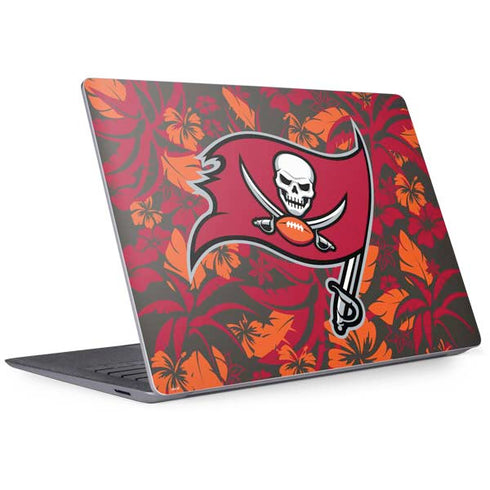 NFL Tampa Bay Buccaneers Tropical Print Surface Laptop 3 13.5in Skin