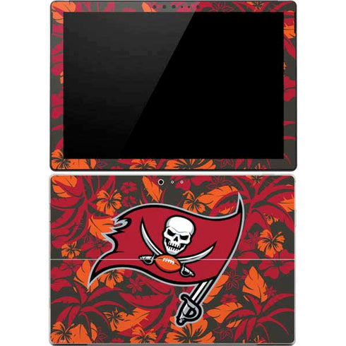 NFL Tampa Bay Buccaneers Tropical Print Surface Pro 4 Skin