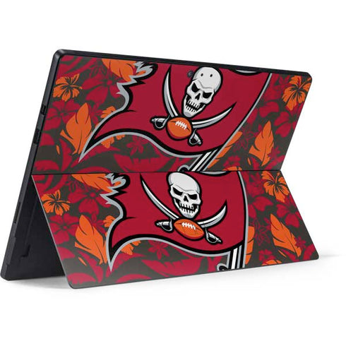 NFL Tampa Bay Buccaneers Tropical Print Surface Pro 6 Skin