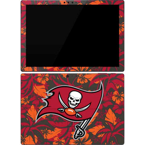 NFL Tampa Bay Buccaneers Tropical Print Surface Pro 7 Skin