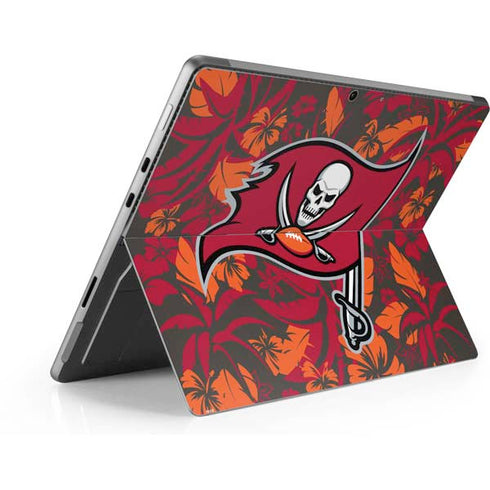 NFL Tampa Bay Buccaneers Tropical Print Surface Pro 8 Skin