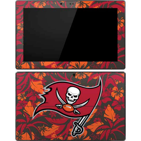 NFL Tampa Bay Buccaneers Tropical Print Surface Pro Tablet Skin