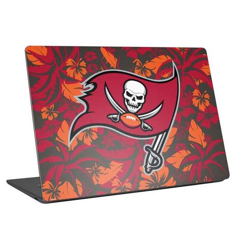 NFL Tampa Bay Buccaneers Tropical Print Universal Laptop 16.6in (13.4 x 9.7in) Skin