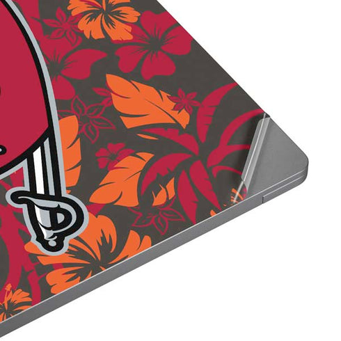 NFL Tampa Bay Buccaneers Tropical Print Universal Laptop 17in (13.8 x 10in) Skin