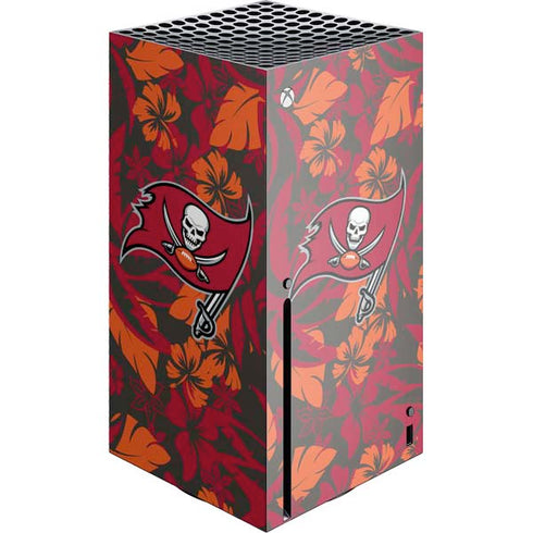 NFL Tampa Bay Buccaneers Tropical Print Xbox Series X Console Skin