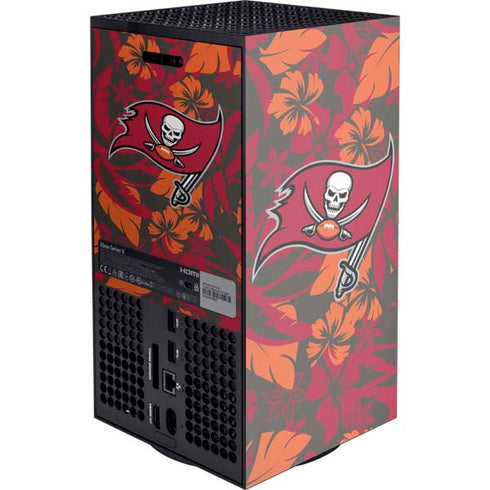 NFL Tampa Bay Buccaneers Tropical Print Xbox Series X Console Skin