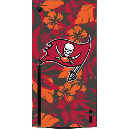 NFL Tampa Bay Buccaneers Tropical Print Xbox Series X Console Skin