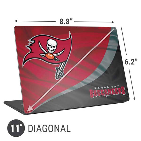 NFL Tampa Bay Buccaneers Universal Laptop 11in (8.8 x 6.2in) Skin