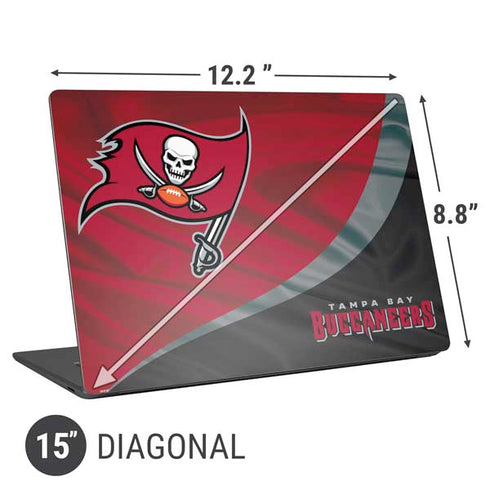 NFL Tampa Bay Buccaneers Universal Laptop 15in (12.2 x 8.8in) Skin