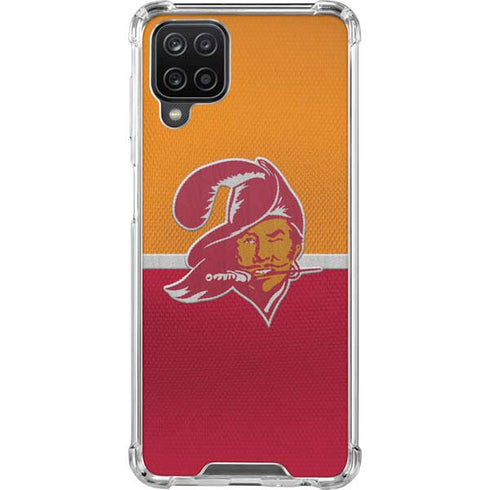 NFL Tampa Bay Buccaneers Vintage Galaxy A12 Clear Case