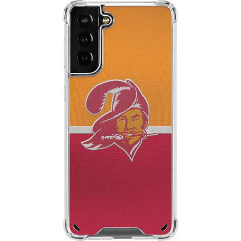 NFL Tampa Bay Buccaneers Vintage Galaxy S21 Plus 5G Clear Case