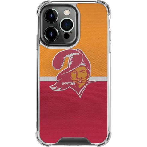 NFL Tampa Bay Buccaneers Vintage iPhone 15 Pro Clear Case