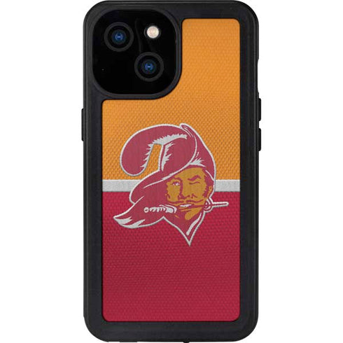 NFL Tampa Bay Buccaneers Vintage iPhone 15 Waterproof Case