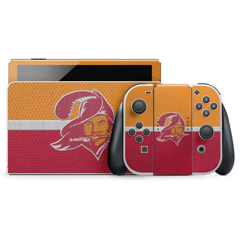 NFL Tampa Bay Buccaneers Vintage Nintendo Switch OLED (2021) Skin