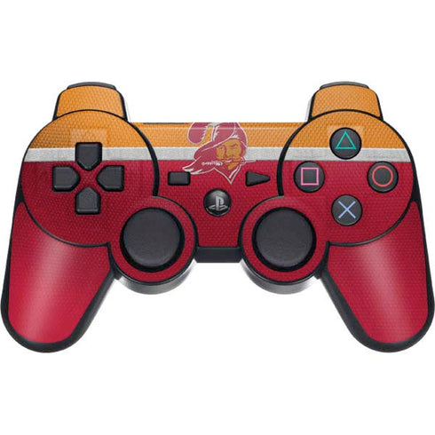 NFL Tampa Bay Buccaneers Vintage PS3 Dual Shock wireless controller Skin