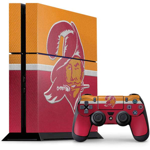 NFL Tampa Bay Buccaneers Vintage PS4 Console and Controller Bundle Skin
