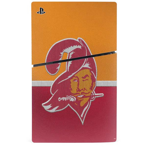 NFL Tampa Bay Buccaneers Vintage PS5 Slim Digital Edition Bundle Skin