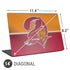 NFL Tampa Bay Buccaneers Vintage Universal Laptop 14in (11.4 x 8.2in) Skin