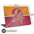 NFL Tampa Bay Buccaneers Vintage Universal Laptop 18in (14.6 x 10.6in) Skin
