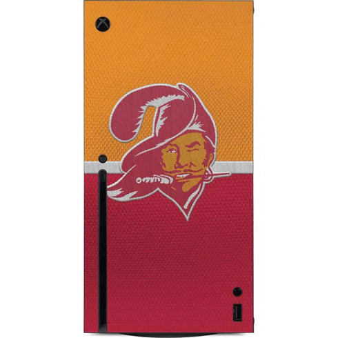 NFL Tampa Bay Buccaneers Vintage Xbox Series X Console Skin