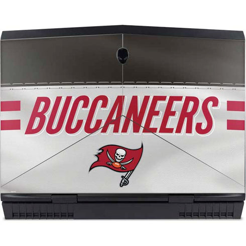 NFL Tampa Bay Buccaneers White Striped Dell Alienware Skin