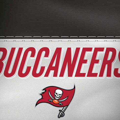 NFL Tampa Bay Buccaneers White Striped Dell Alienware Skin