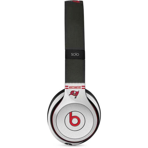 NFL Tampa Bay Buccaneers White Striped Beats Solo 2 Wireless Skin