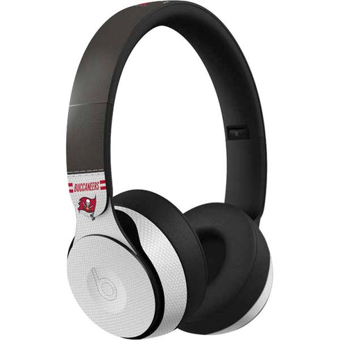NFL Tampa Bay Buccaneers White Striped Beats Solo Pro Skin