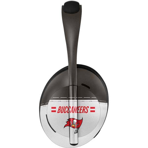 NFL Tampa Bay Buccaneers White Striped Bose Noise Cancelling Headphones 700 Skin