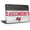 NFL Tampa Bay Buccaneers White Striped HP Chromebook Skin