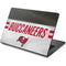 NFL Tampa Bay Buccaneers White Striped Dell Chromebook Skin