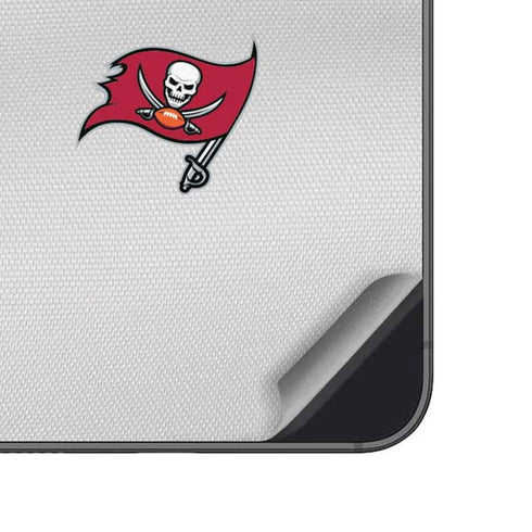 NFL Tampa Bay Buccaneers White Striped Galaxy A14 5G Skin