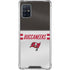 NFL Tampa Bay Buccaneers White Striped Galaxy A51 5G Clear Case