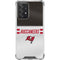NFL Tampa Bay Buccaneers White Striped Galaxy A52 5G Clear Case