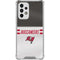 NFL Tampa Bay Buccaneers White Striped Galaxy A53 5G Clear Case