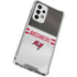 NFL Tampa Bay Buccaneers White Striped Galaxy A53 5G Clear Case
