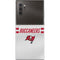 NFL Tampa Bay Buccaneers White Striped Galaxy Note 10 Plus Skin