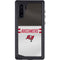 NFL Tampa Bay Buccaneers White Striped Galaxy Note 10 Waterproof Case