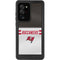 NFL Tampa Bay Buccaneers White Striped Galaxy Note20 Ultra 5G Waterproof Case
