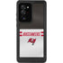 NFL Tampa Bay Buccaneers White Striped Galaxy Note20 Ultra 5G Waterproof Case