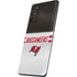 NFL Tampa Bay Buccaneers White Striped Galaxy S20 Fan Edition Skin