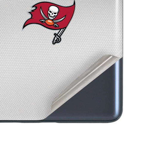 NFL Tampa Bay Buccaneers White Striped Galaxy S20 Fan Edition Skin