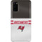 NFL Tampa Bay Buccaneers White Striped Galaxy S20 Lite Case