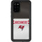 NFL Tampa Bay Buccaneers White Striped Galaxy S20 Plus Waterproof Case